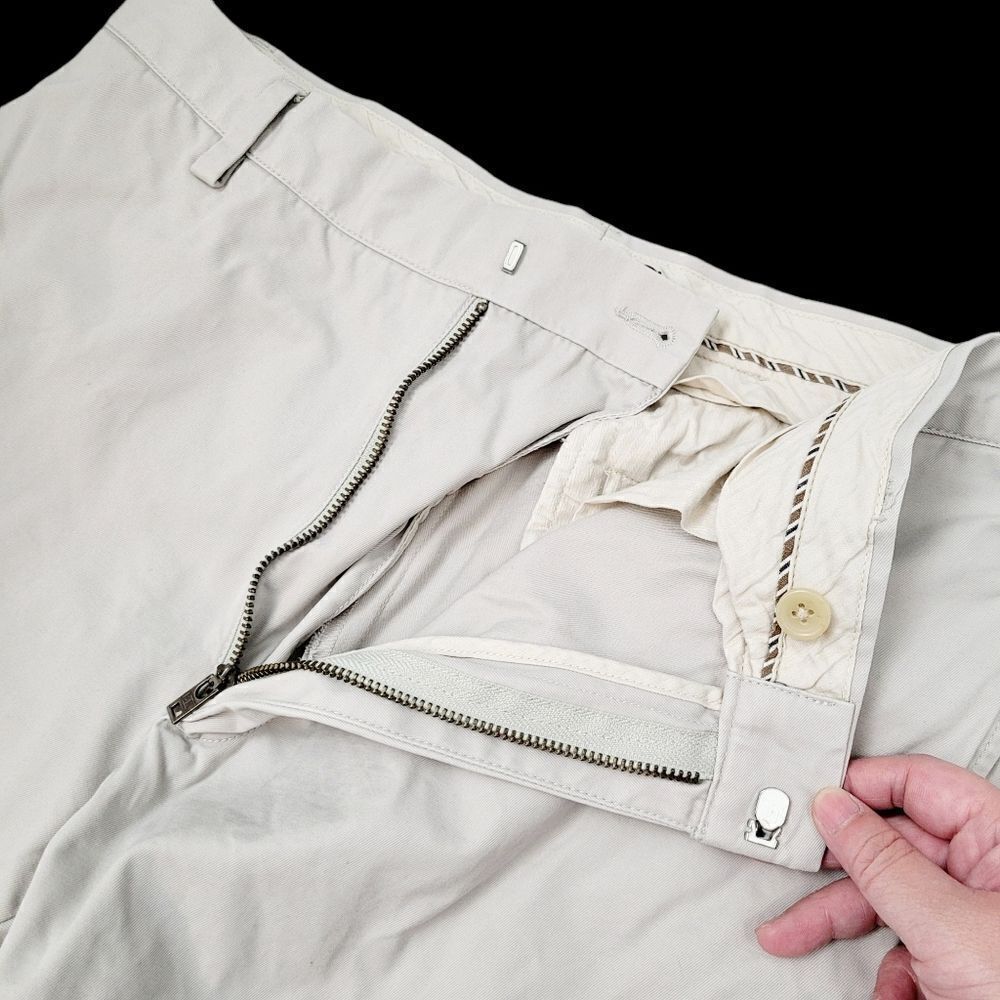 Banana Republic Light Grey Casual Pants Size: 34/30 - Picture 5 of 10